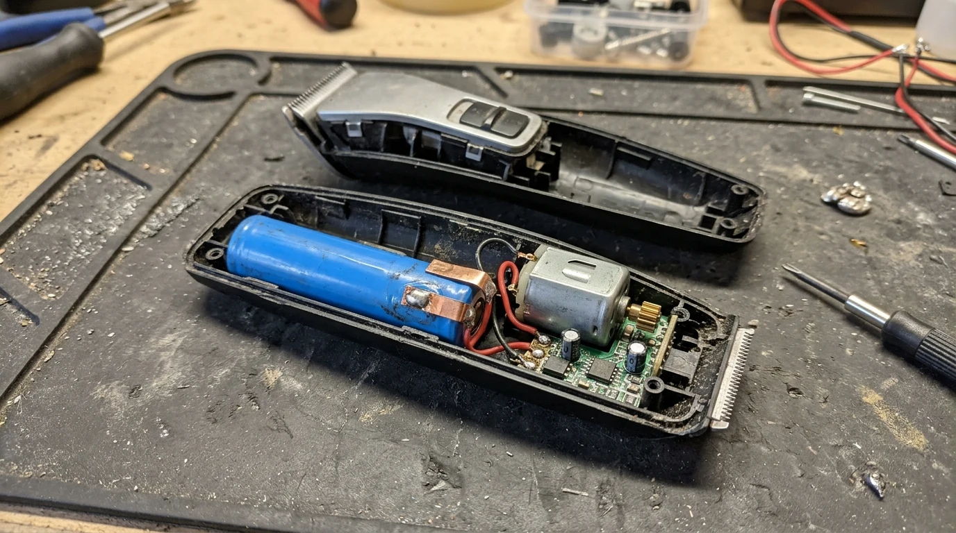 Wahl Beard Trimmer Rebuild: Motor, Battery & Switch Teardown | TopElectricShavers 3 wahll beard trimmer rebuild on youtube