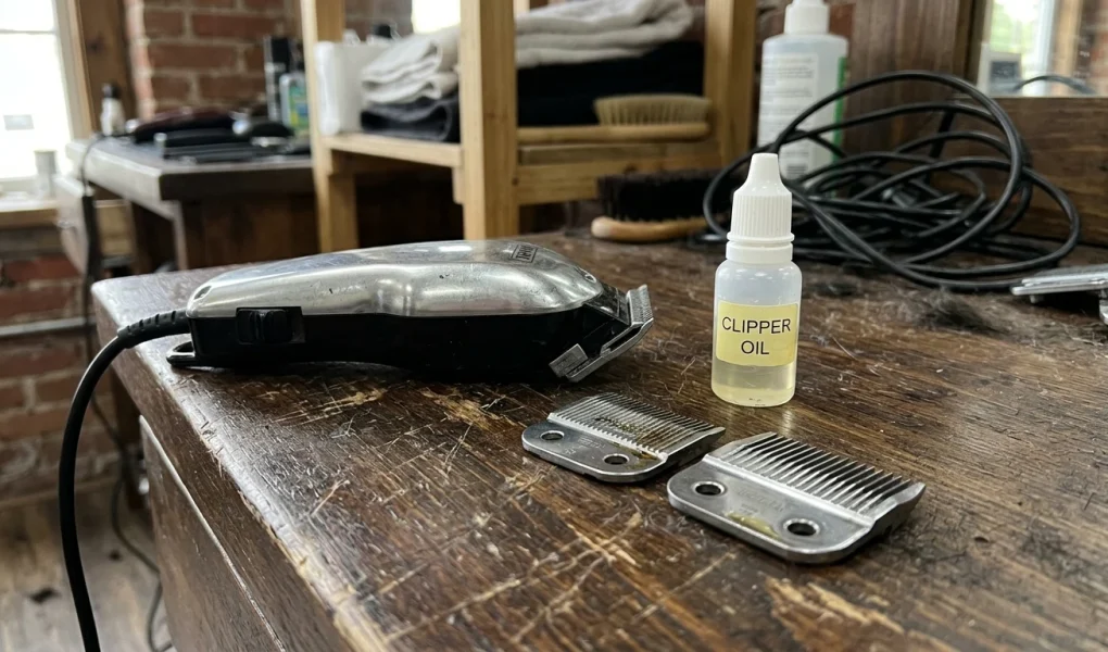Wahl Precision Blades: Compatibility, Replacement & Care | TopElectricShavers 1 Genuine stainless steel hair clipper precision replacement blades and oil (AI Generated Image)